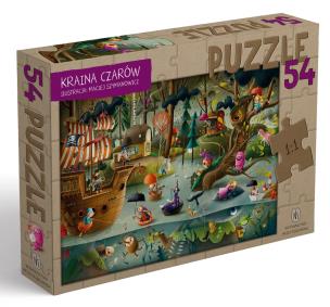 Okładka książki PUZZLE KRAINA CZARÓW