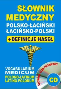 Okładka książki Słownik medyczny pol-łac, łac-pol + definicje + CD