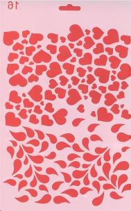 Opakowanie Szablon 16 serca