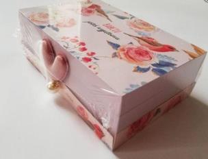 Opakowanie Szkatułka na biżuterię, różowa, Babciu, jesteś wyjątkowa