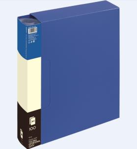 Opakowanie Teczka ofertowa 100 koszulek niebieska GRAND