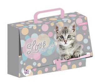 Okładka książki Teczka z rączką - Walizeczka - Kot The Sweet Pets