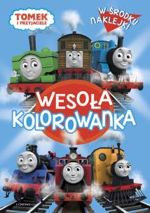 Okładka książki Tomek i przyjaciele. Wesoła kolorowanka