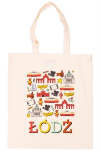 Opakowanie Torba bawełniana szyta - Łódź symbole FOLKSTAR