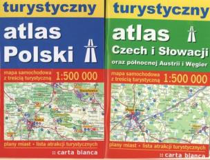 Opakowanie Turystyczny atlas Czech i Słowacji oraz północnej Austrii i Węgier / Turystyczny atlas Polski