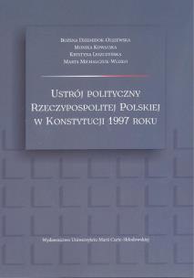 Okładka książki Ustrój polityczny RP w Konstytucji 1997 roku