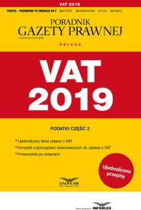 Okładka książki Vat 2019