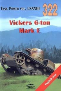 Okładka książki Vickers 6-ton Mark E. Tank Power vol. LXXXIII 322