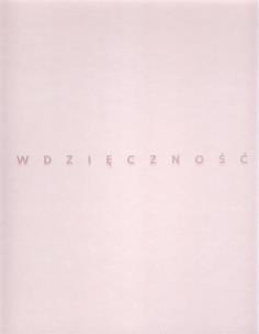 Okładka książki Wdzięczność