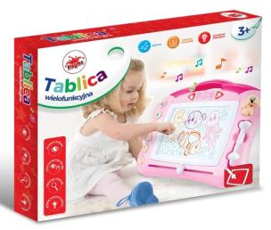 Opakowanie Wielofunkcyjna tablica ze znikopisem - różowa