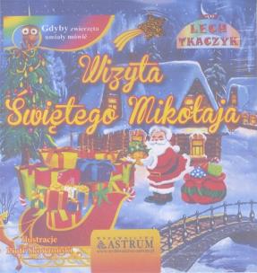 Okładka książki Wizyta Świętego Mikołaja + CD