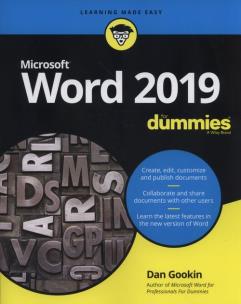 Okładka książki Word 2019 For Dummies