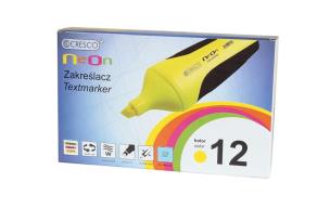 Opakowanie Zakreślacz neon żółty (12szt)