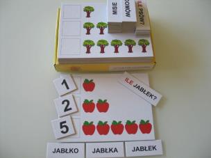 Okładka książki Zestaw dydaktyczny. Ile? - końcówki rzeczowników