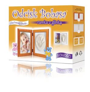 Opakowanie Zestaw Odcisk Bobasa - Ramka z glinką -