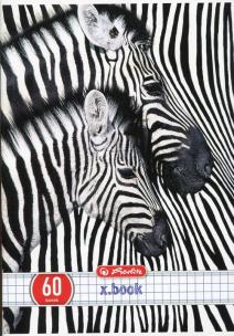 Okładka książki Zeszyt 60 w kratkę A5 Black&White