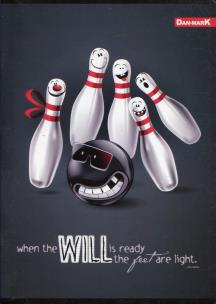 Opakowanie Zeszyt A5 w kratkę 60 kartek Kręgle