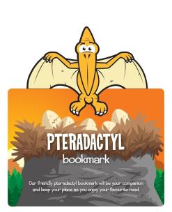 Opakowanie Zwierzęca zakładka do książki - Pterodaktyl