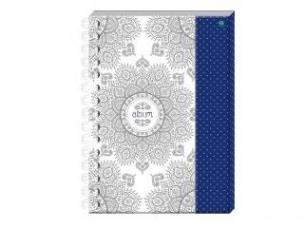 Opakowanie Album fotograficzny  B5 25 kartek na spirali z magnesem srebrny