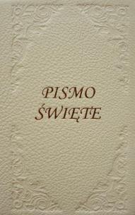 Okładka książki Biblia Tysiąclecia - oazowa, biała, panigatory