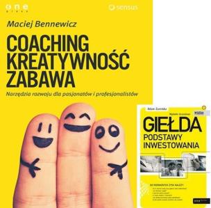Okładka książki Coaching, kreatywność, zabawa + Giełda. Podstawy..