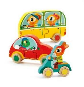 Opakowanie Drewniane puzzle - Jako & Co