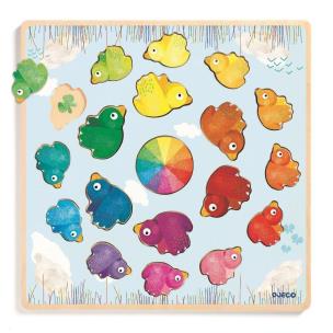 Opakowanie Drewniane puzzle - Ludicolori