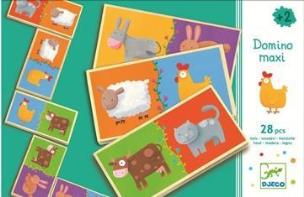 Opakowanie Gra drewniana domino - Maxi