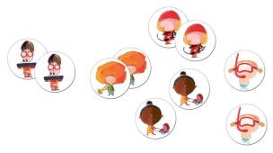 Opakowanie Gra memo - Uśmiechy