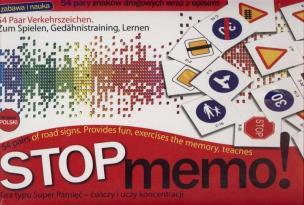 Opakowanie Gra - Memo. Znaki drogowe SAMO-POL