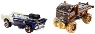 Opakowanie Hot Wheels - Star Wars 2pack- Chewbacca i Han Solo