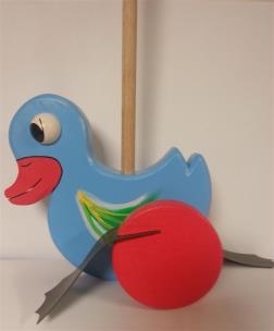 Opakowanie Kaczka do pchania - niebieska