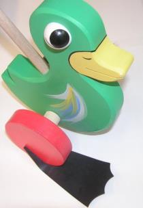 Opakowanie Kaczka do pchania - zielona