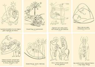 Opakowanie Karnet - Gwiazda Betlejemska MIX