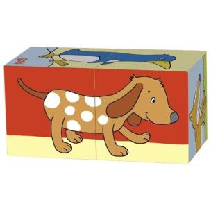 Klocki sześcienne - 2 el. - puzzle dla najmłodszych. Wydawca: Goki. Multiszop.pl Opakowanie Klocki sześcienne - 2 el. - puzzle dla najmłodszych