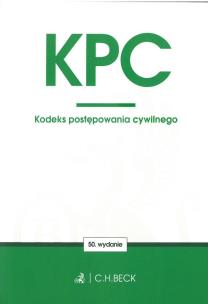 Okładka książki KODEKS POSTĘPOWANIA CYWILNEGO