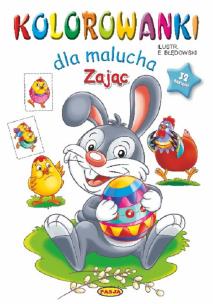 Okładka książki Kolorowanki dla malucha. Zając