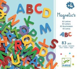 Opakowanie Kolorowe literki magnetyczne małe  83 szt.