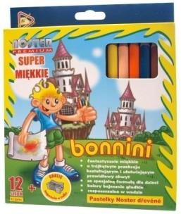 Opakowanie Kredki trójkątne Jumbo 12 kolorów YN NOSTER