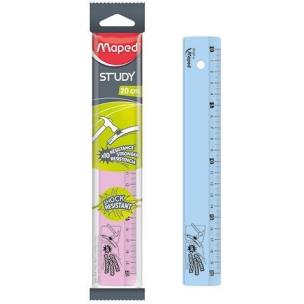 Opakowanie Linijka study  20 cm mix