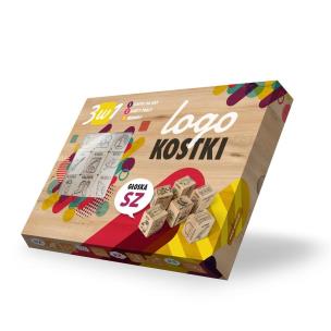 Logokostki - Głoska 'SZ' 3w1. Autor: mgr Magdalena Tomaszewska, mgr Elżbieta Okarma. Multiszop.pl Okładka książki Logokostki - Głoska 'SZ' 3w1