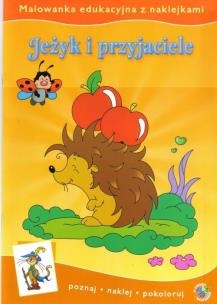Okładka książki Malowanki edukacyjne - Jeżyk i przyjaciele