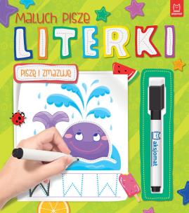 Okładka książki Maluch pisze Literki. Piszę i zmazuję