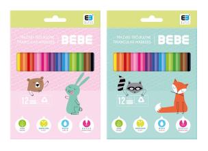 Opakowanie Mazaki 12 kolorów B&B Kids Pastel NOSTER