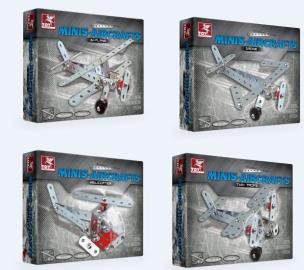 Opakowanie Metalowe konstrukcje - Samoloty mix TOY KRAFT