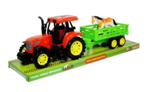 Opakowanie Moje gospodarstwo - Traktor z przyczepą i koniem