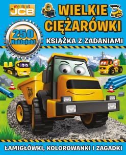 Okładka książki My first JCB Wielkie ciężarówki. Książka z zad.