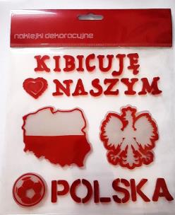 Opakowanie Naklejki dekoracyjne żelowe - Orzełek