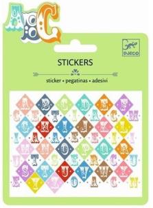 Okładka książki Naklejki metaliczne - Literki