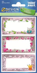 Okładka książki Naklejki na książki i zeszyty - Dziewczynki